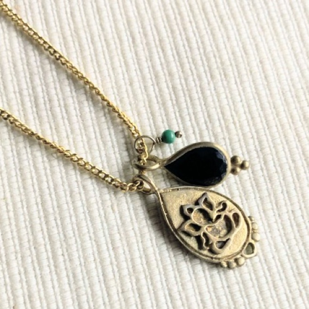 Satya Jewelry Ganesha 925 Sterling Silver Pendant Gold Plated Necklace